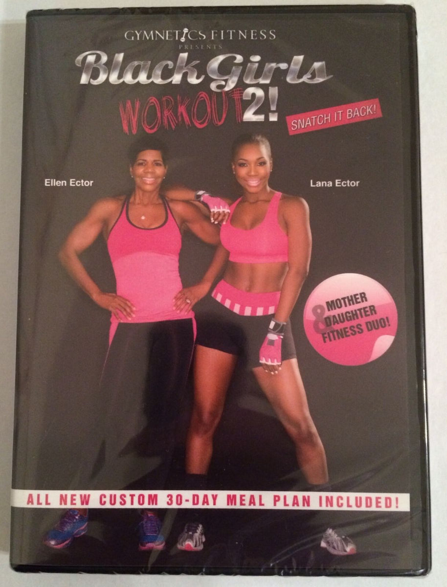 Gymnetics Fitness Ellen Lana Ector Black Girls Workout 2 DVD