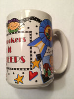 Me & My Big Ideas "Scrapbookers Do It For Keeps" 15 oz. Ceramic Mug - Brand New