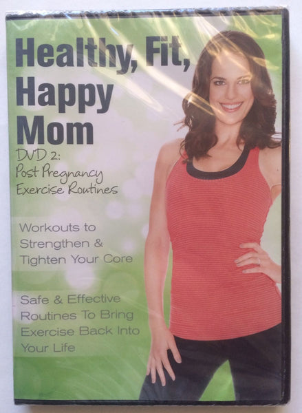 Dr Zelana Montminy Devon Butler "Healthy, Fit, Happy Mom" DVD 2 Brand New Sealed