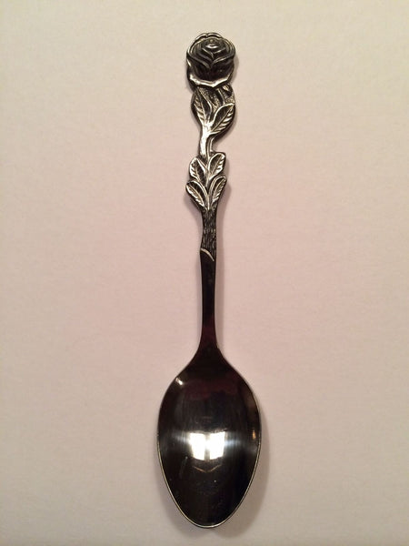 Vintage Rose Collectible Spoon 4.5"