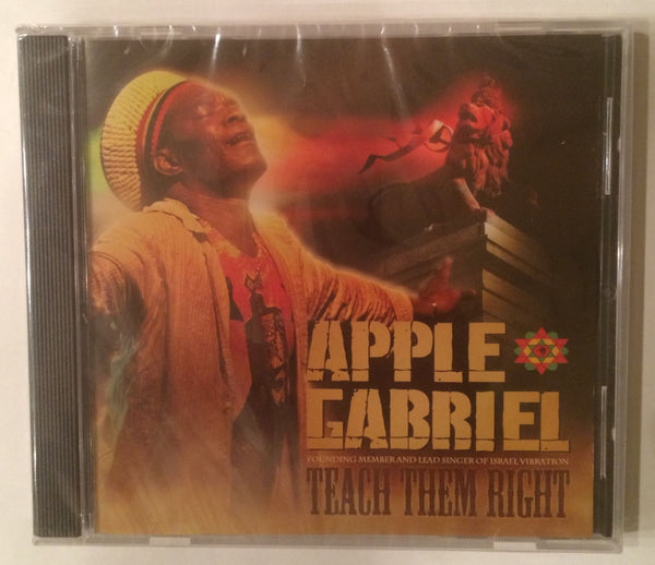 Apple Gabriel 'Teach Them Right' Heartbeat (2010) Roots Reggae Brand New Sealed