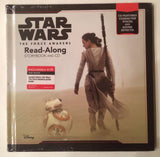 Star Wars The Force Awakens Read-Along Storybook And CD + Exclusive Poster NEW