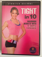 Jennifer Galardi "Tight In 10" DVD Brand New Factory Sealed