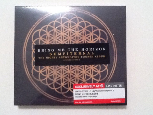 Bring Me The Horizon "Sempiternal" Exclusive Limited Edition Poster CD Brand New