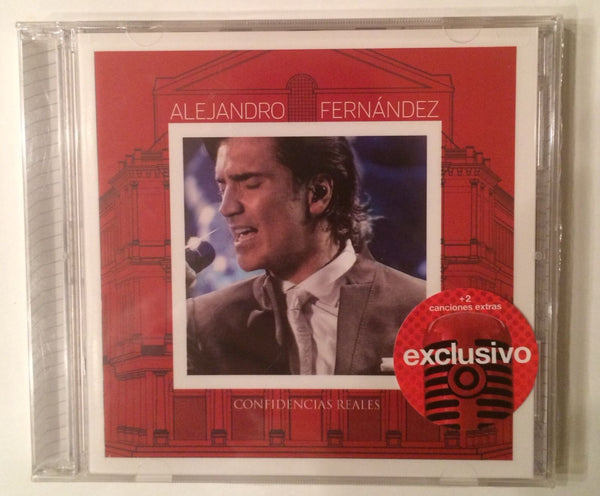 Alejandro Fernández 'Confidencias Reales' Exclusive Limited Bonus Tracks CD/DVD