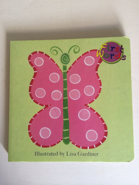 First Words Butterfly Lisa Gardiner (2011 Flowerpot Press) Brand New Board Book