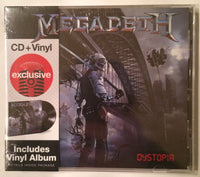 Megadeth 'Dystopia' Exclusive Limited Edition Bonus Vinyl LP Album CD Brand New