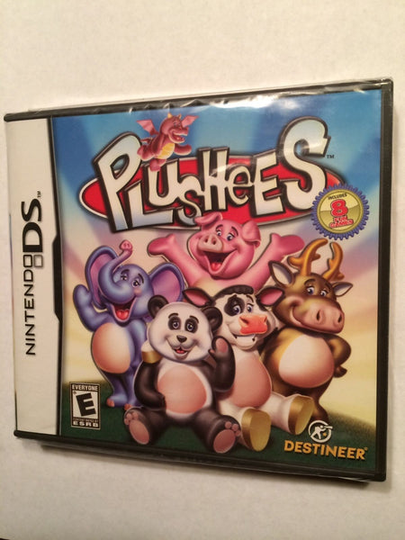 Plushees (Nintendo DS, 2008) - Includes 8 Fun Games - Brand New Sealed