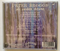 Peter Broggs 'Jah Golden Throne' CD Jah Warrior Reggae Brand New Sealed - Rare!