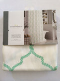 Threshold Mint Trellis Shower Curtain 72" x 72" - Brand New Sealed