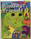 Hide & Seek With Dinosaur Friends (2011 Flowerpot Press) Brand New Board Book