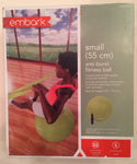 Embark Small (55 cm) Lime Anti-Burst Fitness Exercise Ball With Pump - Brand New