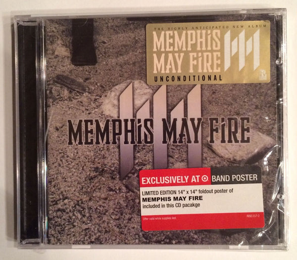 Memphis May Fire "Unconditional" Exclusive Limited Edition Poster CD Brand New