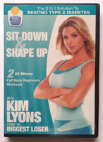 Kim Lyons From The Biggest Loser "Sit Down & Shape Up" DVD Brand New Sealed