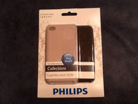 Philips Two Silicone iPod Touch Cases Dusty Rose & Brown DLA8213/17 Brand New