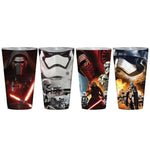 Star Wars Ep Vll The Force Awakens Villians Pint Glasses Set of 4 NEW In Package