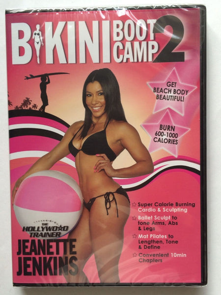 Jeanette Jenkins The Hollywood Trainer 'Bikini Bootcamp 2' DVD (2014) BRAND NEW