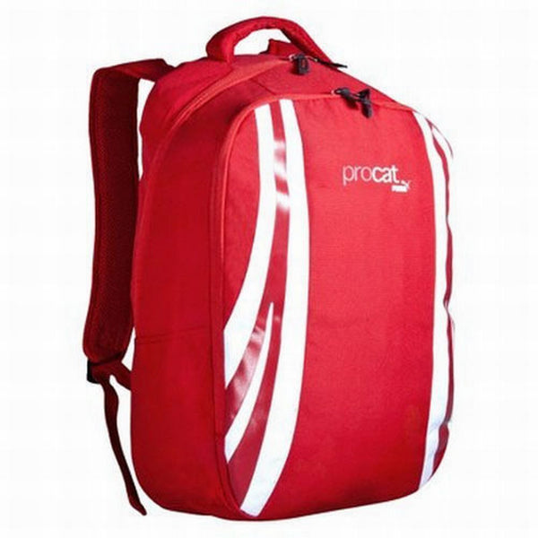 Puma Procat Splitform Red/White Comfort Padding Backpack - Brand New With Tags