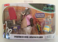 Disney Zootopia Exclusive 7 Piece Operation Red Wood  - Brand New In Package