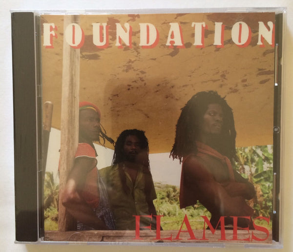 Foundation 'Flames' CD Mango Island Records (1988) Roots Reggae NEW Sealed Rare!